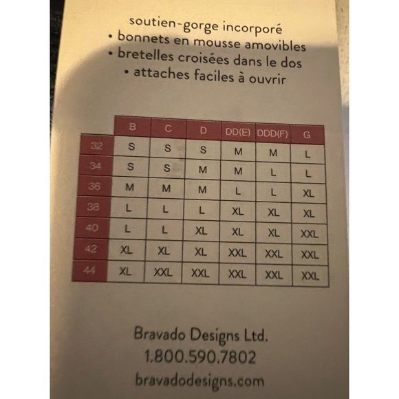 Bravoado Nursing Cami Maternity Womens Size Small Gray Padded Bra NEW - Picture 3 of 8